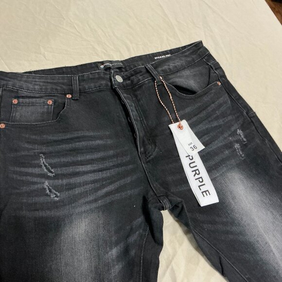 Purple Brand black ripped jeans - Picture 3 of 5